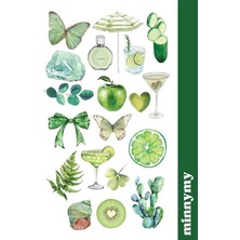 MSP Collection Retro Sticker, Çıkartma, Ajanda, Günlük, Planlayıcı, Bullet Journal,scrapbook