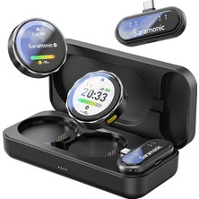 MSP Blinkme U2 Kablosuz Mini Mikrofon, iPhone ve Android Için, 48 Khz/24 Bit, Gürültü Engelleme, 100 M Iletim, Kablosuz Yaka Mikrofonu, Canlı Video Kaydı Için