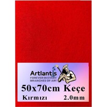 MSP Keçe 50X70 cm 2.0 mm 1 Adet Renkli Hobi Keçesi Elişi Keçesi Anasınıfı Kreş Okul Öncesi