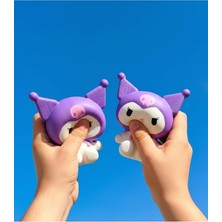 MSP Oyuncak Sanrio Kuromi 13 cm Kaliteli Sıkma Sukuşhi Anahtarlıklı