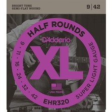 MSP EHR320 Elektro Gitar Tel Seti, Xl, Half Rounds, Super Lig