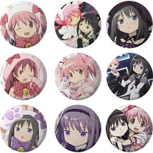 MSP Magi Madoka Magica Temalı 9 Adet Rozet 44 Mm, 587465136576