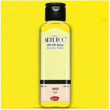 MSP Akrilik Boya, 140ML, Sarı 3601