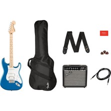 MSP Affinity Strat Hss Lrl Cfm Frontman 15G Set Lake Placid Blue Elektro Gitar Seti