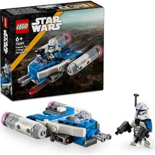 MSP Star Wars: Klon Savaşları Yüzbaşı Rex Y–wing Mikro Savaşçı 75391