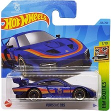 MSP Wheels - Porsche 935 - Hw Exotics 7/10 - HKH96 - Kısa Kart - Mavi Metalik - Mattel 2023