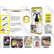 MSP Lateks Ahtapot Lastik 1 M | Çok Amaçlı Elastik Sabitleyici | Dayanıklı ve Esnek