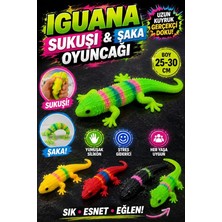 MSP Adet Squıshy Sukuşi Iguana Kertenkele Yumuşak Oyuncak Stres Oyuncağı Şaka Oyuncağı