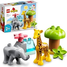 MSP Duplo Vahşi Afrika Hayvanları 10971-2 Yaş ve Üzeri Çocuklar Için Safari Hayvanları Oyuncak Yapım Seti (10 Parça)