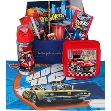 MSP Wheels Dekomus Özel Kutulu Yeni Sezon Lisanslı Hot Wheels Matara,beslenme Kabı,beslenme Örtüsü,oyun Hamuru