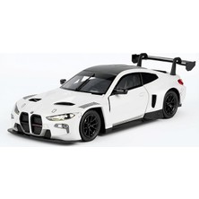 MSP Bmww-M4 Gt3 Model Die Cast Model Araba Kutulu Metal Gövde Gerçekçi Görünüm Koleksiyon Ürünü 1:24 Ölçek