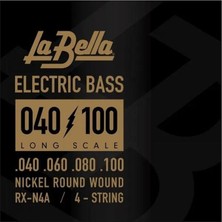 MSP Bella RX-N4A Rx Nickel-Plated Takım Tel Bas Gitar Teli 040-100