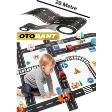 MSP Otobant Eğitici ve Eğlenceli Yol Yapım Road Tape Şerit Oyun Bandı Eğitici Oyuncak 20 Metre