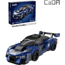 MSP Çek Bırak Night Flash Araba 162 Parça Araba Yapım Seti Blok Araba -FFC55051W-162P