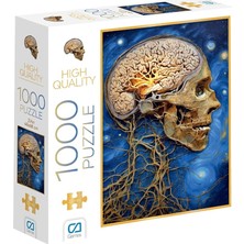 MSP Games Zihin 1000 Parça 2,2mm Kalınlık 48X68CM Profesyonel Hobi Puzzle Yapboz Serisi