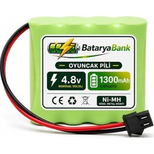 MSP 1300MAH Oyuncak Araba Pili Bataryası Siyah Soket | Uzun Ömürlü Şarjlı Pil