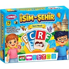 MSP Şehir Kart Oyunu 70 Kart Eğitici Aile ve Çocuk Oyunu 4+ Yaş Zeka Oyunu