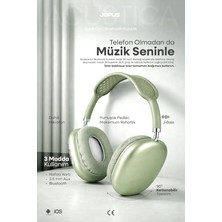 MSP Kulaklık Ios Android Uyumlu Yüksek Ses Kalitesi Mikrofonlu Kulaklık Acustica Yeşil