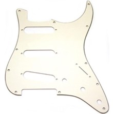 MSP Standard Stratocaster 11 Hole S/s/s Pickguards Parchment Pickguard