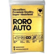 MSP Oto Kurulama Bezi - 320 Gsm Süper Emici Mikrofiber Cam ve Kaporta Temizlik Bezi (50X70 cm