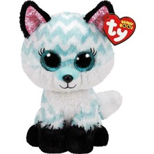 MSP Beanie Boo Atlas Aqua Chevron Tilki 15 cm
