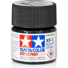 MSP Xf-1 Flat Black Mat Akrilik Boya (10 Ml)