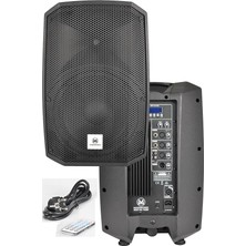 MSP MAXI-12A Aktif Kabin Hoparlör, 12 Inç, 1200 Watt, Bluetooth, Usb, Siyah