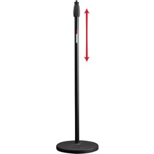 MSP GFW-MIC-1000 Mikrofon Standı, 25 Cm, Yuvarlak Ayak