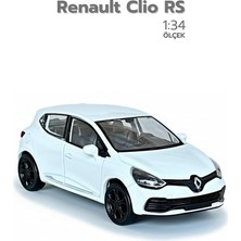 MSP 1:34 Ölçek Die Cast Kapıları Açılır Lisanslı Renault Clio Rs Oyuncak Metal Model Araba