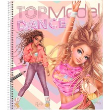 MSP 12227 Topmodel Dance - 30 Sayfalık Boyama Kitabı, Model Motifleri ve Kıyafetleri Tasarlamak Için, Çıkartma Yapraklı Boyama Defteri, Şablonlar ve Daha Fazlası, 6 Yaşından Büyük Çocuklar
