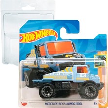 MSP Wheels Mercedes-Benz Unimog 1300L Hw Haulers 4/5 (61/250) HKJ99 Kısa Kart Mattel 2023 + Blister ve Kart Koruyucu Paket Friki Maymun