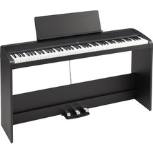 MSP B2SP Dijital Piyano, Klavye, E-Piyano (Standlı, Nota Sehpası, 3'lü Pedal Birimi ve Alıştırma Için Eğitim Yazılımı), USB Midi/ses Bağlantıları, Siyah