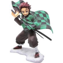 MSP Slayer Kimetsu No Yaiba Tanjiro Fighting Version Aksiyon Figür 16 cm
