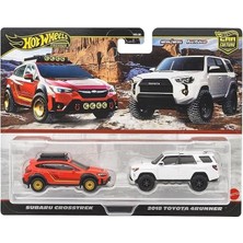 MSP Wheels JBK98 Premium 2'li Paket Subaru Crosstrek / 2018 Toyota 4runner Araç Oyuncağı Mini Araba 3 Yaş ve Üzeri Çoklu
