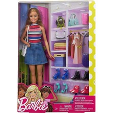 MSP ve Muhteşem Aksesuarları Barbie Bebek ve Muhteşem Aksesuarları - Bebek ve 11 Adet Aksesuar Dahil FVJ42