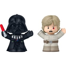 MSP Için Özel Little People Collector Star Wars: I Am Your Father Seti, Sergileme Kutusunda Darth Vader ve Luke Skywalker Figürleri, JFW74