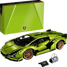 MSP Technic Lamborghini Sián Fkp 37 42115 - Spor Araba Seven Yetişkinler Için Koleksiyonluk Yaratıcı Oyuncak Model Yapım Seti (3696 Parça)