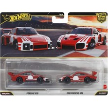 MSP Ölçekli Araçlardan Oluşan 2'li Hot Wheels® Premium Car Culture Paket, Benzersiz Çiftler, Real Riders™ Tekerlekler, Metal/metal™ Şasi, Koleksiyonculara Uygun Hediye, JHW51