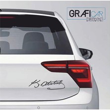 MSP Design K. Atatürk ile Uyumlu Imza Sticker
