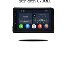 MSP Express Multimedya Ekran (2021 ve Sonrası) | Android Navigasyon Sistemi, Kablosuz Carplay & Android Auto, Gece Görüşlü Geri Görüş Kamerası, IPS Dokunmatik Panel 6gb 8 Core