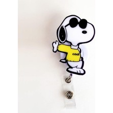 MSP Kazaklı Snoopy Temalı Yoyo Yaka Kartlıgı
