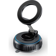 MSP Magsafe Uyumlu 360° Mıknatıslı Ayarlanabilir Araç Içi Telefon Tutucu Kilitli Vakumlu Masa Dolap Cam