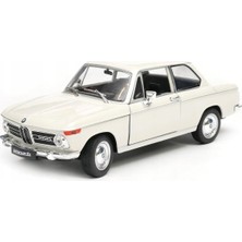 MSP Bmw 2002 Ti 1/24 Ölçek Diecast Model Araba, Beyaz