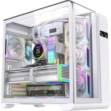 MSP Plus 7x Argb Fan Uzaktan Kumandalı Argb Controller Gaming Kasa Beyaz