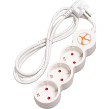 MSP Powerstrip 3 Üçlü Anahtarlı Grup Priz 1.5m