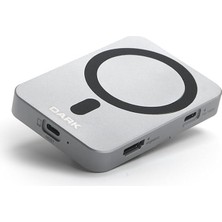 MSP Dsem7 10GBPS USB 3.1 Gen2 Type-C, 4K@60Hz Hdmı, 100W Pd, Max. 8tb M.2 Nvme 2280 Uyumlu, Magsafe Destekli Telefonlar Ile Tam Uyumlu, Alüminyum Disk Kutusu (Dk-Ac-Dsem7)