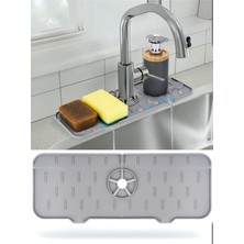 MSP Musluk Matı – Su Geçirmez Lavabo Kenar Damlatmaz Altlık Düzenleyici Mat