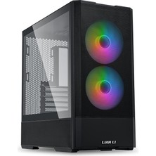 MSP Li Medium CASE(2X140MM Pwm ARGBFANS,2X120 Pwmfans) Black