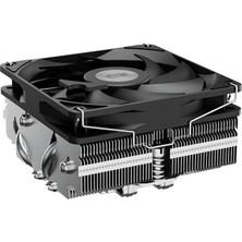 MSP RC400-53MM Düşük Profil Cpu Hava Soğutucu, 4 Borulu (Aghp Teknolojisi), 90 mm Pwm Fan, 2700 Rpm, Amd Am4/am5 & Intel LGA1700/1851/1200/1151/1150 Uyumlu Siyah