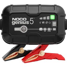 MSP GENIUS5EU 6V&12V 5A Akıllı Akü Şarj ve Akü Bakım Desülfatör ,siyah